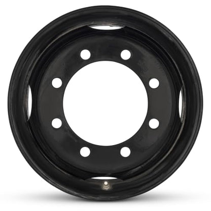 19.5x6.75 in Steel Wheel Rim 8 Lug 275mm 142.24mm Offset 221mm CB| Powder-Coated Silver finish Fits 1990-2009 Topkick C4500 Dually | New OEM Replacement | 19407298 - size: 19.5x6.75 in - Silver C4500 Dually