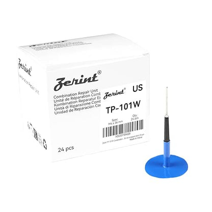 TP-101W Combination Repair Unit, Tire Repair Patch Plug 5/32" x 1" Wrapped stem 24 pcs - size: 0.16 x 1.42 Inch
