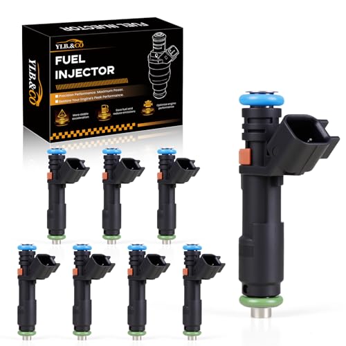 Fuel Injectors 5C3Z9F593DA Compatible with Ford F150 F250 Lincoln 2005-2007 - size: 5C3Z9F593DA 8P