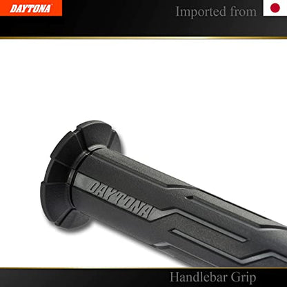 DAYTONA Universal 7/8" Motorcycle Handlebar Grips for Stylish and Comforting Long Rides (Geometric) (Gray) - color: Gray