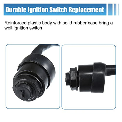 X AUTOHAUX ATV UTV Ignition Key Switch 3 Position for Kawasaki KAF1000 KAF820 Mule PRO DX DXT FXT FXR 750 800 Ignition Switch Assy with Keys 27005-0585 27005-0643