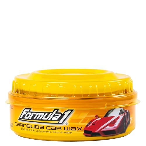 Formula 1 Carnauba Car Wax Paste, High Gloss Shine & Water Beading, 8oz - size: 8 Fl Oz (Pack of 1)