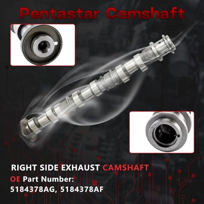 11-16 Pentastar Timing Chain Kit & 4x Camshafts for Engine Overhaul 3.6L