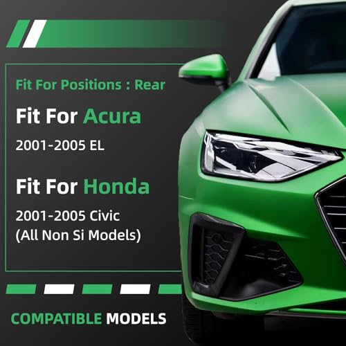 2PCS Rear Stabilizer Sway Bar End Links for Acura 2001 2002 2003 2004 2005 EL, Compatible With Honda 2001 2002 2003 2004 2005 Civic (All Non Si Models) K90452 K90453 - size: K90452 K90453