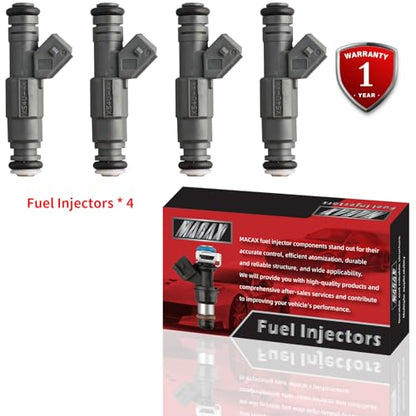 Set of 4 Fuel Injectors XS4Z-9F593-AB FJ303 Replacement - size: FJ303