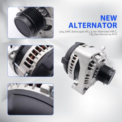 14007N 150 AMP New Alternator Compatible with Chevy Silverado 1500 - size: 14007N
