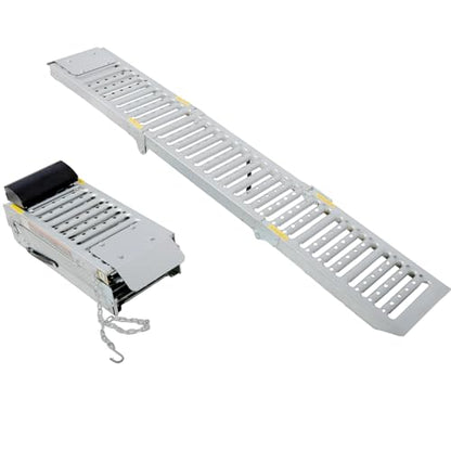 Gecheer 2-Pack Foldable Car Ramps for SUVs Trucks & ATVs – Lightweight Portable Steel Ramps with 1760 lb Capacity (Folded) and 660 lb Capacity (Extended), 67.3 Inch Length