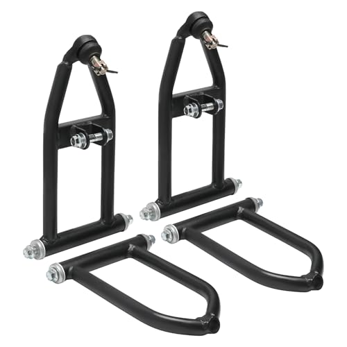 Complete Front Suspension Steering Kit for ATV Quad Go Kart Buggy Trike 4 Wheelers 50cc 70cc 90cc 110cc 125cc 150cc – Upper & Lower A-Arms, Spindles, Tie Rod Ends, and Shock Mount Brackets Set