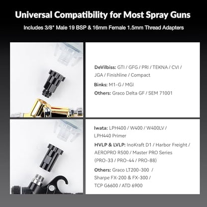 YUZES Disposable Paint Cups for Spray Gun, 20 oz 40-Pack Paint Cup System - size: 20 oz 40-Pack Kit
