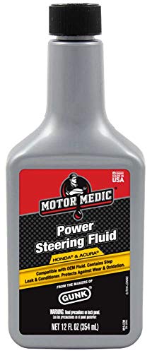 Motor Medic M2714H/6-6PK Power Steering Fluid with Stop Leak & Conditioner for Honda and Acura - 12 oz., (Case of 6) - size: Case of 6, 12 oz.