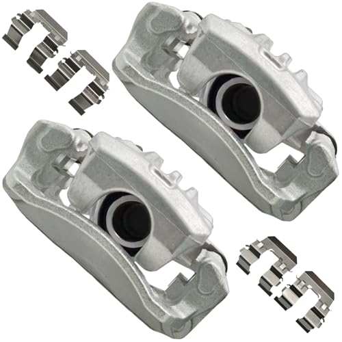 2 Pcs Brake Calipers Fit for 2012-2023 Subaru Crosstrek Forester Impreza XV Crosstrek, Rear Disc Brake Calipers Assembly w/Bracket Replace for 19B7028 19B7029 - size: 19B7028+19B7029