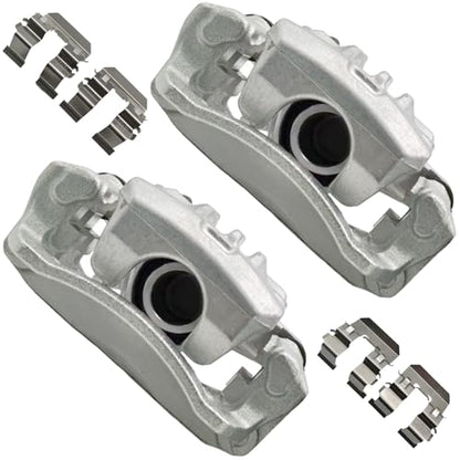 2 Pcs Brake Calipers Fit for 2012-2023 Subaru Crosstrek Forester Impreza XV Crosstrek, Rear Disc Brake Calipers Assembly w/Bracket Replace for 19B7028 19B7029 - size: 19B7028+19B7029