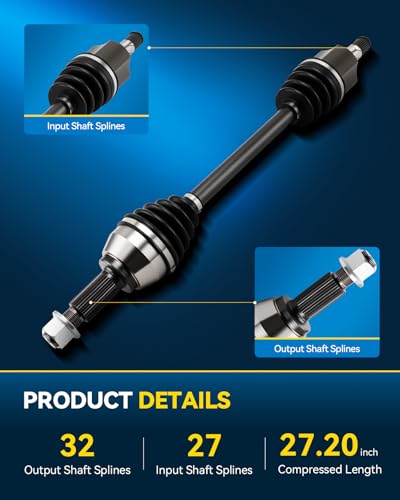 PHILTOP Front Left CV Axle Shaft Assembly for Nissan Altima - color: Front Left, size: Altima 2013-2018