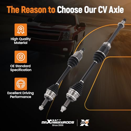 maXpeedingrods Pair Front Left and Right CV Axle Assembly for Toyota Camry - color: 66-5245 66-5247 Left & Right