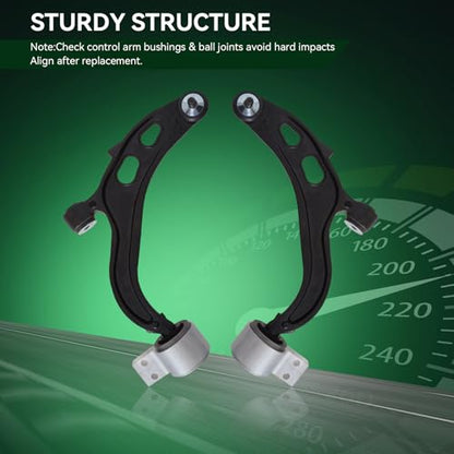 AUQDD 2Pc Suspension Front Lower Control Arm and Ball Joint Assembly Compatible With 13-15 Fo-rd Flex,13-19 Taurus /13-16 Lin-coln MKS MKT (Replace # K622916 K622917 DA5Z3079A DA5Z3078A)