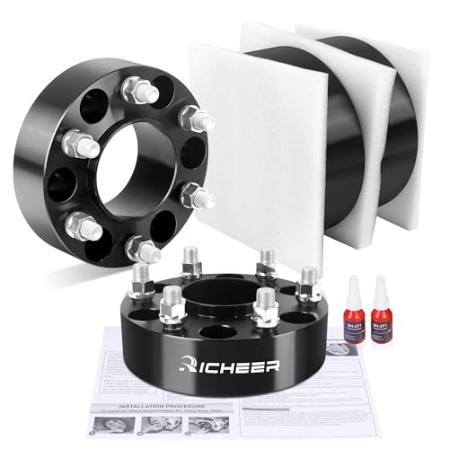 Richeer 1.5 inch 6x5.5 Hubcentric Wheel Spacers for Silverado Sierra 1500 - size: Thickness: 1.5 inch