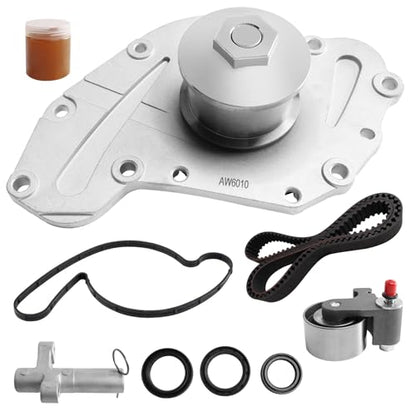 Engine Timing Belt Kit with Water Pump Compatible with Dodge/Chrysler - size: ZSD-003