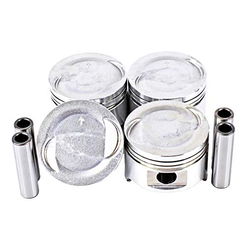 DNJ Piston Set Standard Size P500 For 86-95 Suzuki/Samurai, Swift, Sidekick 1.3L L4 SOHC Naturally Aspirated designation - - size: 1. Standard (STD)