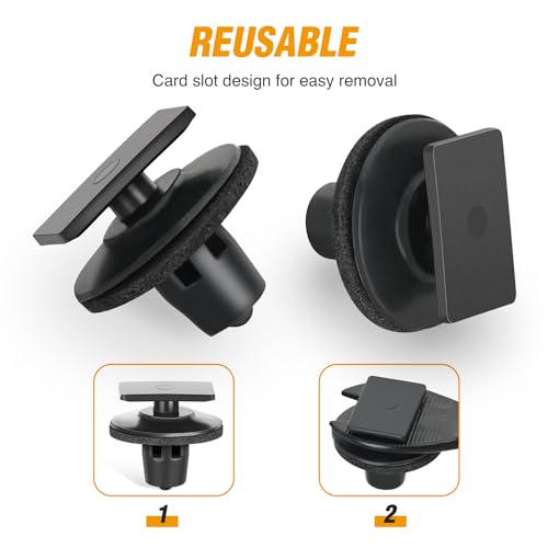 GOOACC 25pcs Rocker Panel Moulding Clips with Sealer - color: 25pcs Rocker Panel Moulding Clips