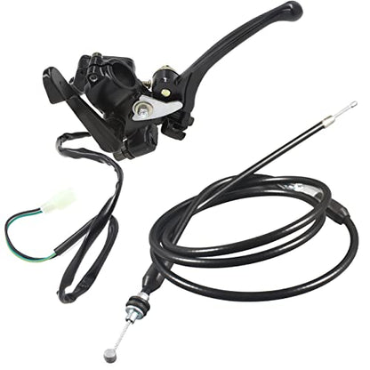 7/8" 22mm Thumb Throttle Cable Dual Brake Lever