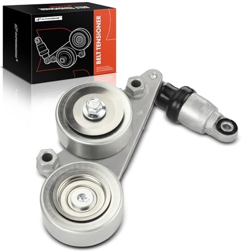 A-Premium Belt Tensioner Assembly with Pulley Compatible with Honda - style: Accord 2008-2010 (3.5L) w/Auto Trans.
