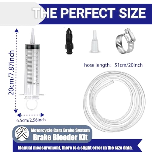 Brake Bleeder Kit, 100ML Hydraulic Disc Brake Bleed Syringe - size: 2 Pieces