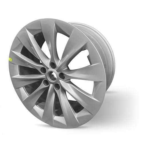 For 2015-2021 Tesla Model X 20 Inch Rear Silver Alloy - Genuine OEM Rim - Road Ready SUV Wheel - color: Silver