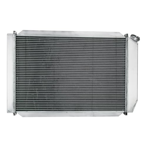 3 Row Radiator Shroud Fan for Ford Mustang GT LX 5.0L V8 MT 1979-1993 Aluminum Radiator with Fan Replacement 3 Rows Radiators Fans - size: 3 Row Radiator+Shroud Fan(MT)