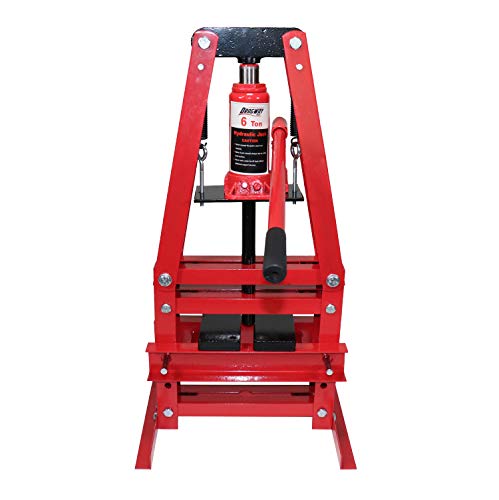 6-Ton Benchtop Hydraulic A-Frame Shop Press with Press Plates