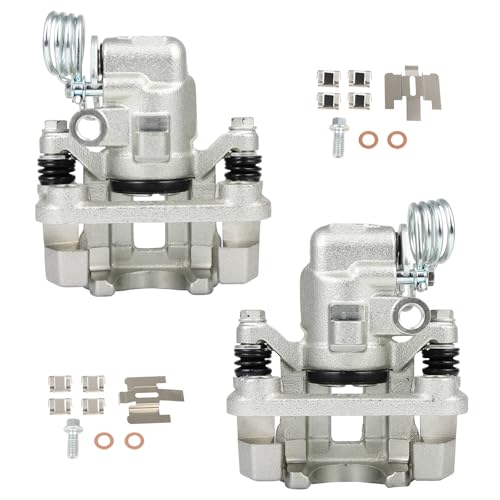 SCITOO Rear Left & Right Disc Brake Calipers With Bracket 18B4825 18B4824 - size: Rear[18B4825 & 18B4824]