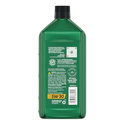 Castrol GTX High Mileage 5W-30 Synthetic Blend Motor Oil, 1 Qt, Pack of 6 - size: 1 Quart, Pack of 6