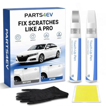 Brilliant Silver Metallic K23 for NISSAN Touch Up Paint Kit, Exact Match Touch Up Paint with 2K Clear Coat, Professional Scratch and Chip Repair - color: Brilliant Silver Metallic