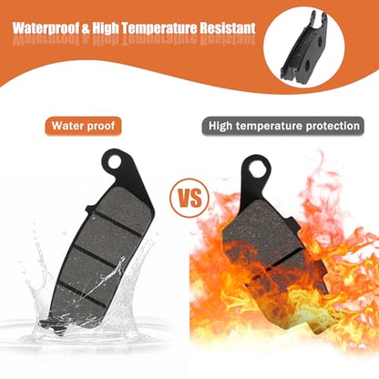 Motorcycle Front and Rear Brake Pads for Honda CB500F, CB500X, CB 500 500X 500F 2013-2014, CBR500R, CBR 500R 2013-2014