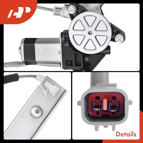 A-Premium Rear Passenger Side Power Window Regulator with Motor