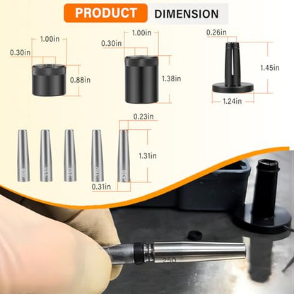 34720 Injector Seal Installer Kit 8Pcs Fits for Ford GM and Subaru Engines etc. Precision Fuel Injector Seal Installation Tool