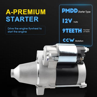 19612 New Starter Motor Replacement for 35hp Vanguard V-Twin 32hp Air Cooled Engine 845760 845640 845761 807383 809054 428000-0230 84006533 SND0529 410-52156 - color: 19612