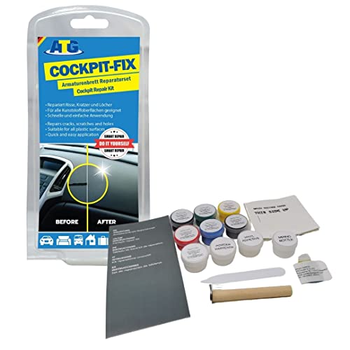ATG Car Dash Repair Kit for Cracked Dash – Dashboard Crack Filler for Vinyl, Leather and Plastic – Car Interior Repair Kit