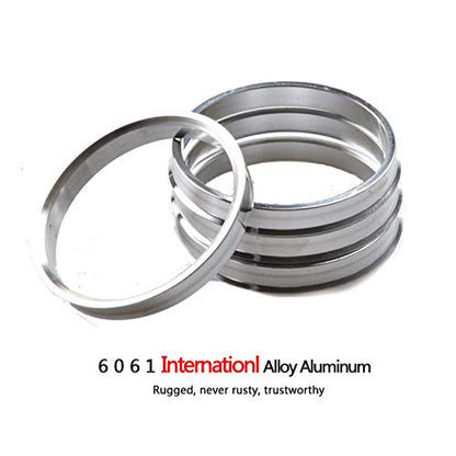 4pc Wheel Hub Centric Rings 71.5 to 60.1, Alloy Aluminum Hubcentric Rings - size: 60.1mm to 71.5mm