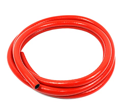 10ft Universal High Temperature 1-Ply Reinforced 10mm 3/8" ID Vacuum Hose Silicone Heater Hose Tubing (10mm Red) - color: Red, size: 10mm