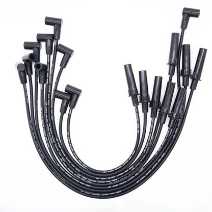 7876 Ignition Spark Plug Wires Set of 9 Compatible with Dodge - style: 7876