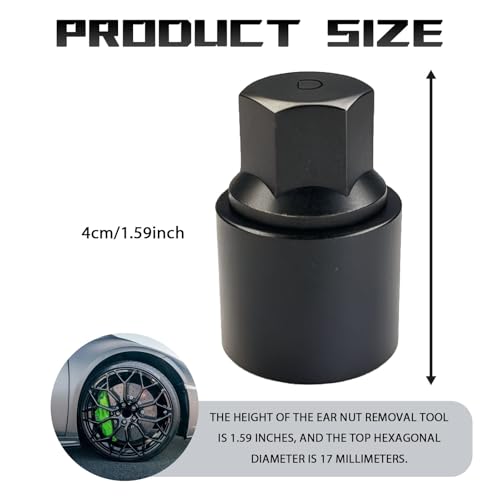D-Wheel Lock Key Locking Lug Nuts Key Removal Tool for Toyota Lexus Tacoma, Anti-Theft Wheel Lock Lug Nut Bolt Screw Remover Socket Adaptor, Tire Locking Lugnut Tool for Removal Installation