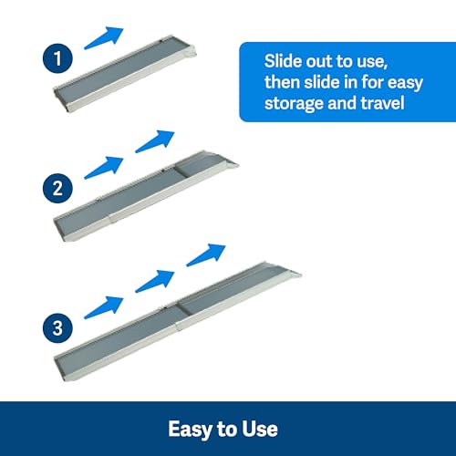 Solvit 62337 Deluxe Telescoping Pet Ramp, Standard (62305) - size: Standard