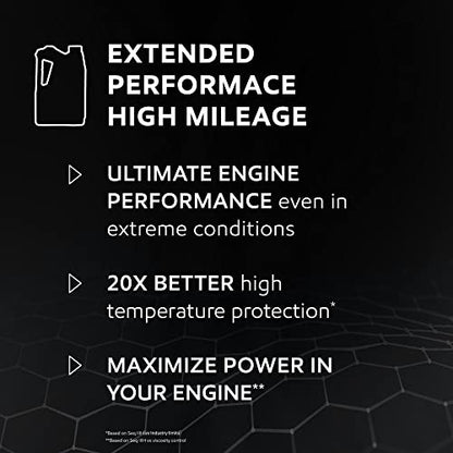 Mobil 1 Motor Oil 5W-30, 5 Quart (Pack of 2) | Extended Performance | High Mileage | Full Synthetic - size: 5 Quart (Pack of 2), style: Extended Performance High Mileage
