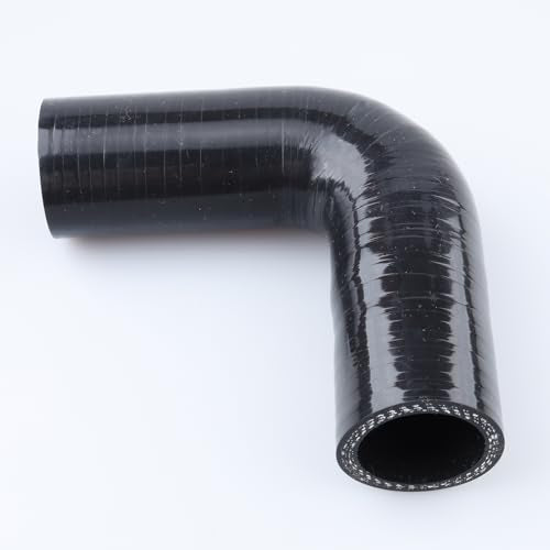 AC PERFORMANCE ID 1.25" 90° Degree Elbow Silicone Hose Coupler Black - color: Black, size: ID 1.25" (32mm)