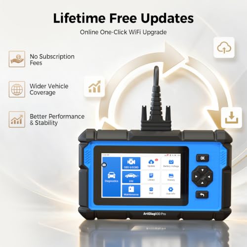 TOPDON ArtiDiag600 Pro OBD2 Scanner, Car Diagnostic Tool for All Systems
