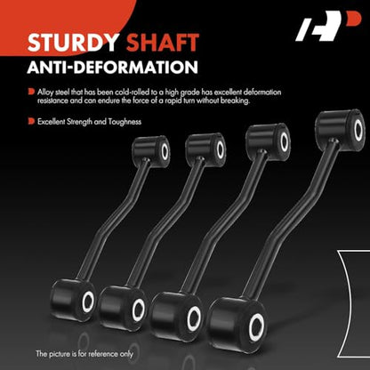 A-Premium Front & Rear Sway Bar Link Stabilizer Bar End Link Kit