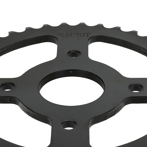 YOXUFA 40 Tooth Sprocket 420 Chain with Rear Drive Chain 90 Links Replacement for Coleman Mini Bike CT200U BT200X CT200U-EX Baja Warrior TrailMaster MB200 Axis M200 Predator 212 196cc 200cc 6.5hp Part