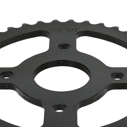 YOXUFA 40 Tooth Sprocket 420 Chain with Rear Drive Chain 90 Links Replacement for Coleman Mini Bike CT200U BT200X CT200U-EX Baja Warrior TrailMaster MB200 Axis M200 Predator 212 196cc 200cc 6.5hp Part