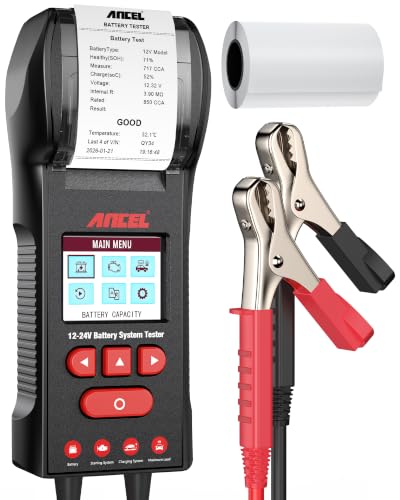 ANCEL BST600 Automotive Battery Tester & Analyzer with Printer - style: BST600