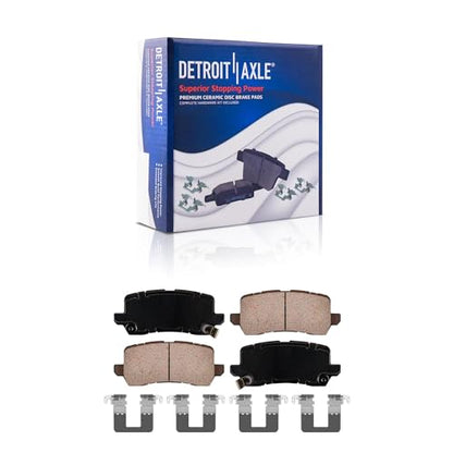 Detroit Axle - 8pc Brake Kit for Acura 2015-2020 TLX - size: 8PR53403/KIT